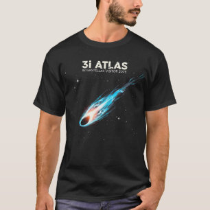 Kosmiskt Interstellärt Komet Atlas Besökare 2025 R T Shirt