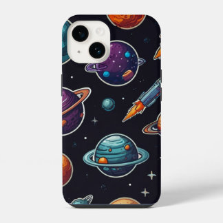 Kosmiskt iPhone-fodral: Rymdtemat telefonfodral