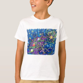 Kosmiskt julgran t shirt