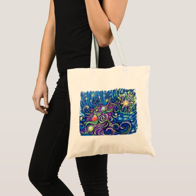 Kosmiskt julgran tygkasse (Framsida (produkt))