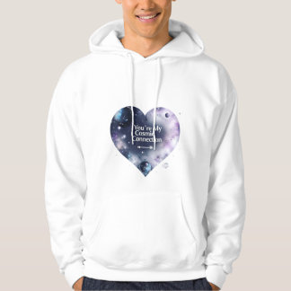 Kosmiskt kärleksmanskapuschtröja hoodie
