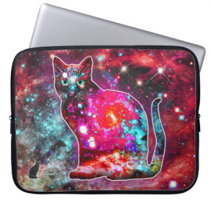 Kosmiskt katt Alpha elektronikväska Laptop Fodral