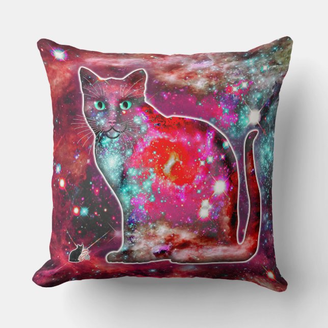 Kosmiskt Katt Alpha Kudde (Framsida)