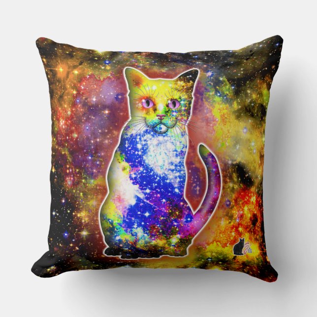 Kosmiskt Katt Beta Kudde (Framsida)