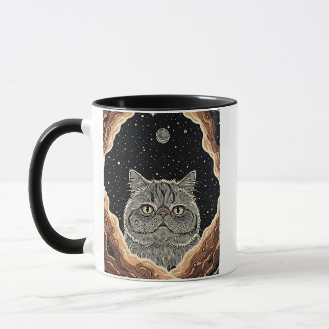 Kosmiskt Katt Mugg (Vänster)