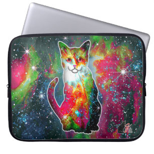 Kosmiskt Katt Omega Elektronikväska Laptop Fodral