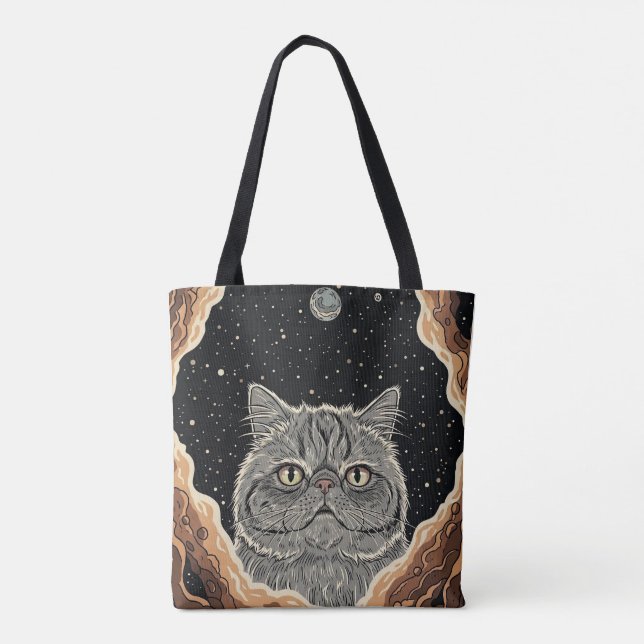 Kosmiskt katt tygkasse (Baksida)