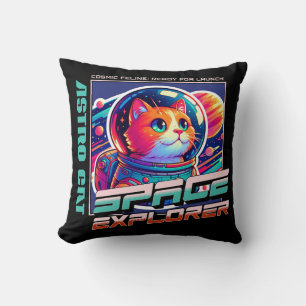 Kosmiskt kattdekoration kudde