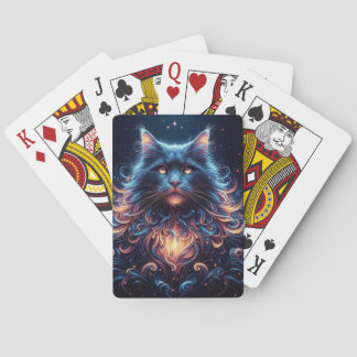 Kosmiskt Kattspelkort Casinokort