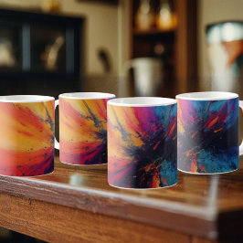 Kosmiskt konstnärsmugg kaffemugg