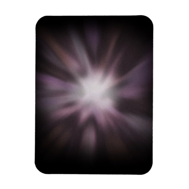 Kosmiskt konstverk med stjärnburst magnet (Vertikal)