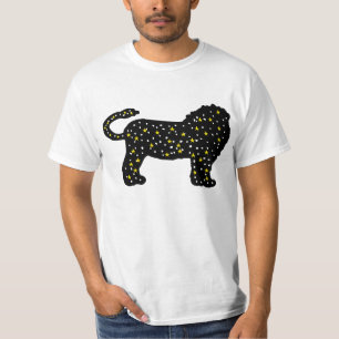 Kosmiskt Lejon Zodiakssymbol för Lejonets Identite T Shirt