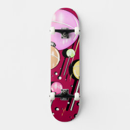 Kosmiskt Lollipopsk skateboarddäck Mini Skateboard Bräda 18,5 Cm