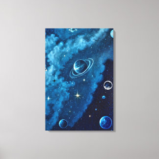 Kosmiskt lugn canvastryck