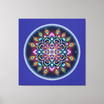 Kosmiskt Mandala Canvas Väggkonst