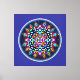 Kosmiskt Mandala Canvas Väggkonst