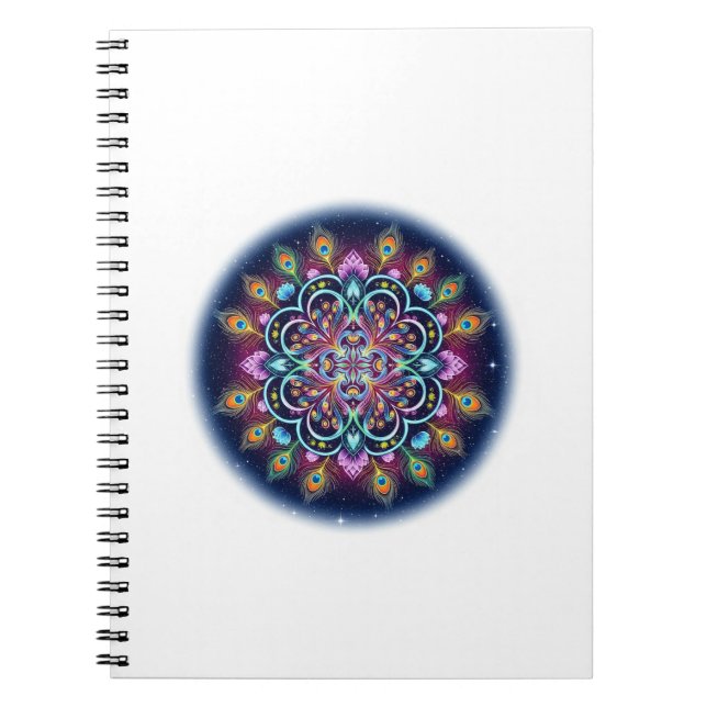 Kosmiskt Mandala Spiralblock (Framsidan)