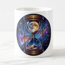 Kosmiskt månnattmånedglas Kaffe Mugg
