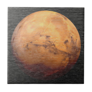 Kosmiskt Mars Planet Astronomi Kakelplatta