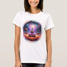 Kosmiskt Meditatör Kvinnors T-Shirt