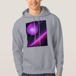 Kosmiskt Modernt Multiversum Galaktiskt Födelsedag Hoodie