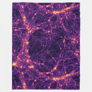 Kosmiskt nätverk fleecefilt