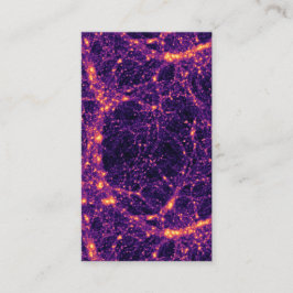 Kosmiskt nätverk visitkort