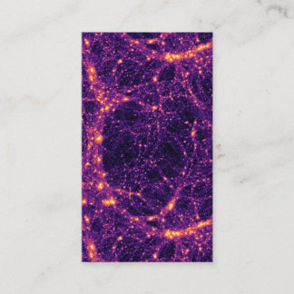 Kosmiskt nätverk visitkort
