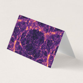 Kosmiskt nätverk visitkort