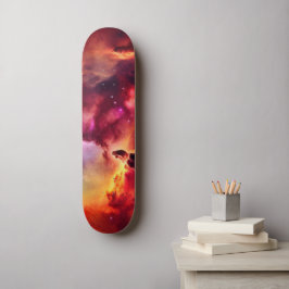 Kosmiskt nebulosär utrymme mini skateboard bräda 18,5 cm
