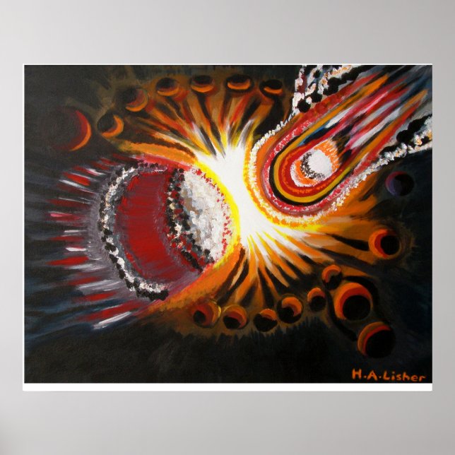Kosmiskt ögonblick poster (Framsidan)