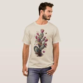 Kosmiskt ökenkaktuskonst t shirt