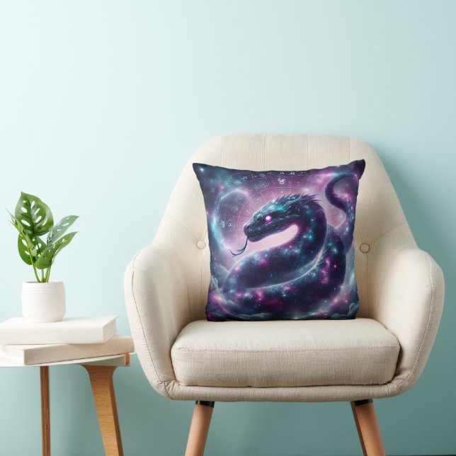 Kosmiskt Orm Zodiak Galax Astrologi Kudde (Stol)