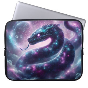 Kosmiskt Orm Zodiak Galax Astrologi Laptop Fodral
