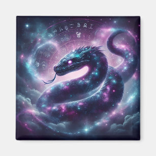 Kosmiskt Ormdjurkretsens Galax Astrologi Magnet