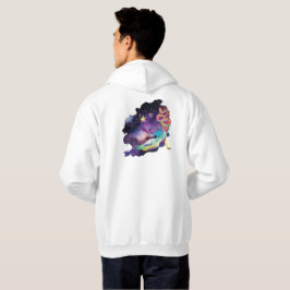 Kosmiskt Ormgudinna och Lysande Stjärna Hoodie