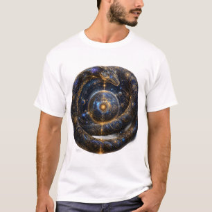 Kosmiskt Ouroboros Celestials Slang Galax Konst T- T Shirt