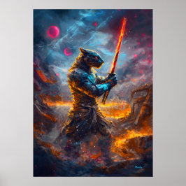 Kosmiskt panter-samuraj – Celestial Blade Master Poster