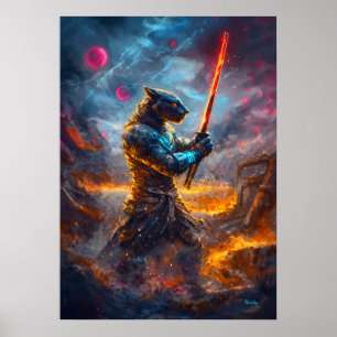 Kosmiskt panter-samuraj – Celestial Blade Master Poster
