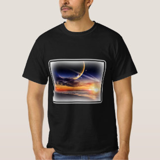 Kosmiskt Planet Horisont Värde T-Shirt