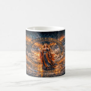 Kosmiskt Portal Häxa – Fantasy Mugg