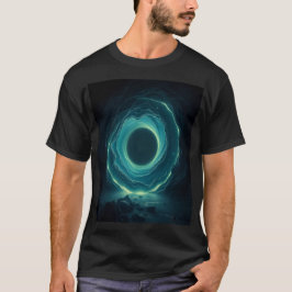 Kosmiskt portalhål - Lysande Sci-Fi-virvel T Shirt