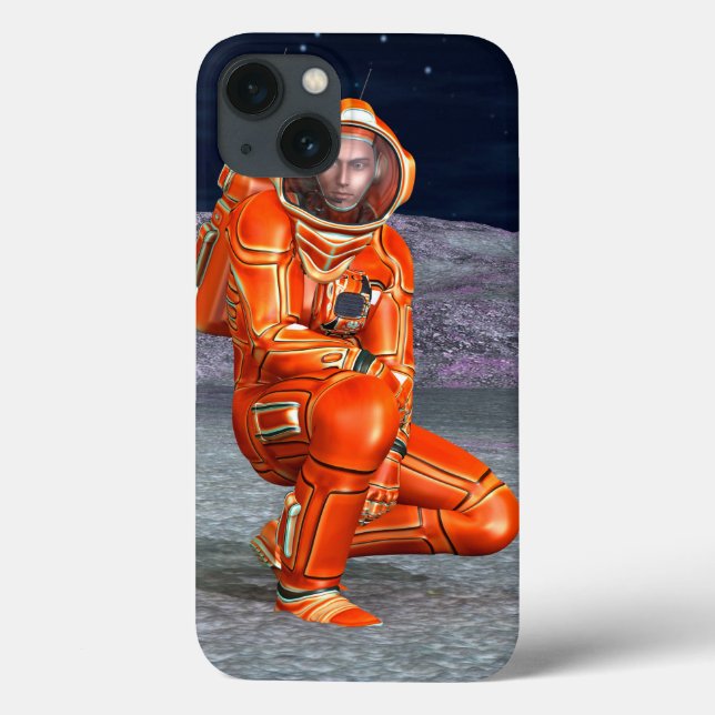 Kosmiskt resenärsurrealistisk planetlandskapskonst (Baksida)