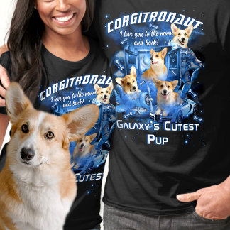 Kosmiskt Rymd Lägg Till Husdjursnamn och Foton Boo T Shirt