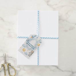 Kosmiskt rymdfest | Raket & Stjärnor - Presentetikett