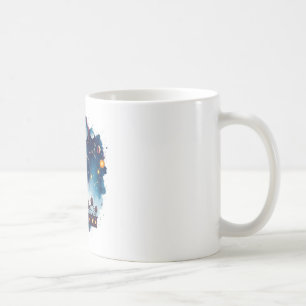 Kosmiskt rymdkeramiskt Mugg - Utforska universum