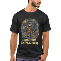 Kosmiskt Rymdrackad Explorer Retro Sci-Fi Rymden