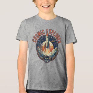 Kosmiskt rymdskepp för framtiden t shirt