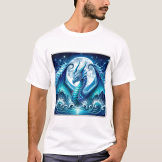 Kosmiskt sjödrake Basic T-Shirt