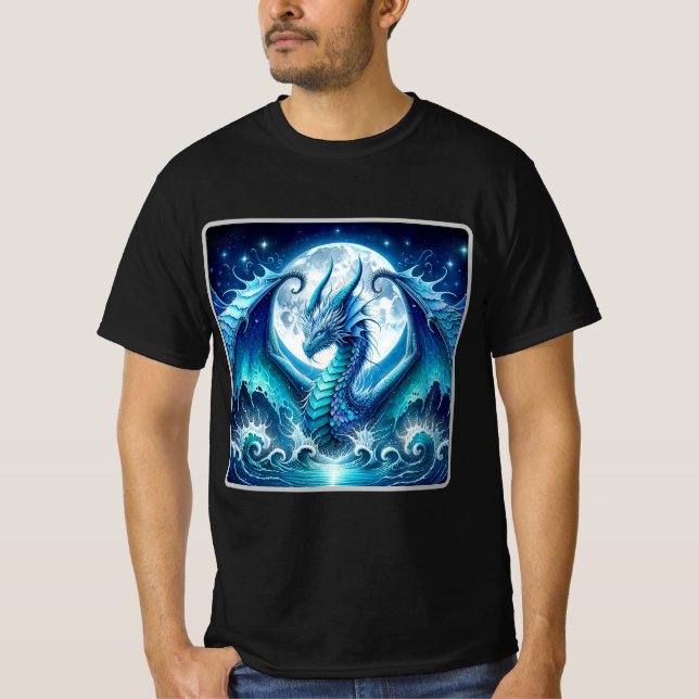 Kosmiskt Sjödrake Värde T-Shirt (Framsida)
